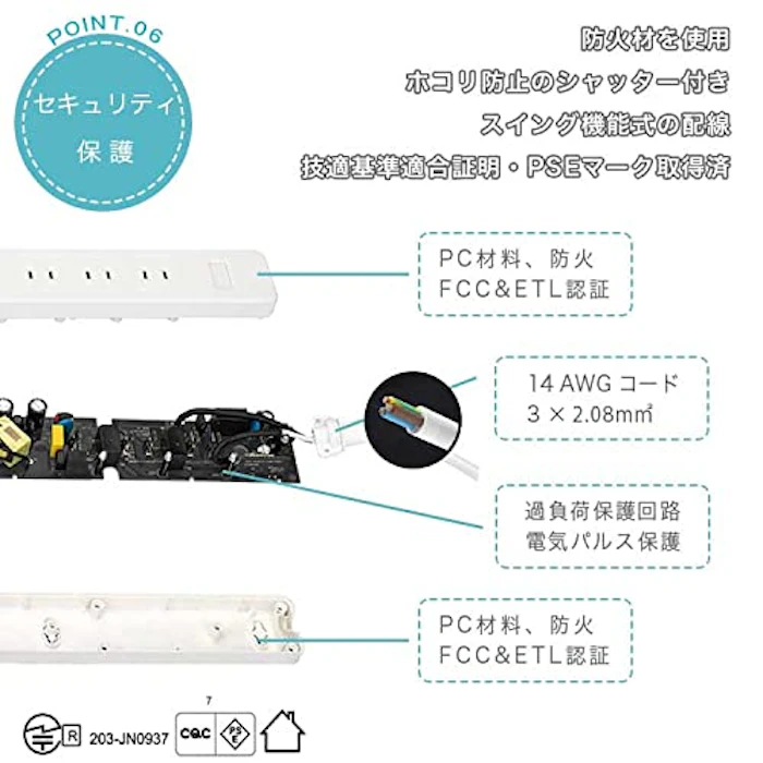 Meross 【Apple製品対応】 Meross スマート電源タップ usb wifi 3+2(AC差込口+USBポート) 1.8m 2.4GHz対応 省エネ 遠隔操作 HomeKit Amazon Alexa Google Home ホワイト 28 x 3 x 4.5cm MSS425HKJP 11枚目