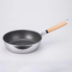北陸アルミニウム 極ふかみ 深型フライパン 24cm 1枚目