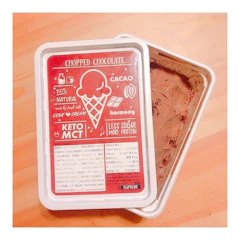 ISUPREME 低糖質 プレミアムアイス チョップドチョコ 1000ml 1枚目