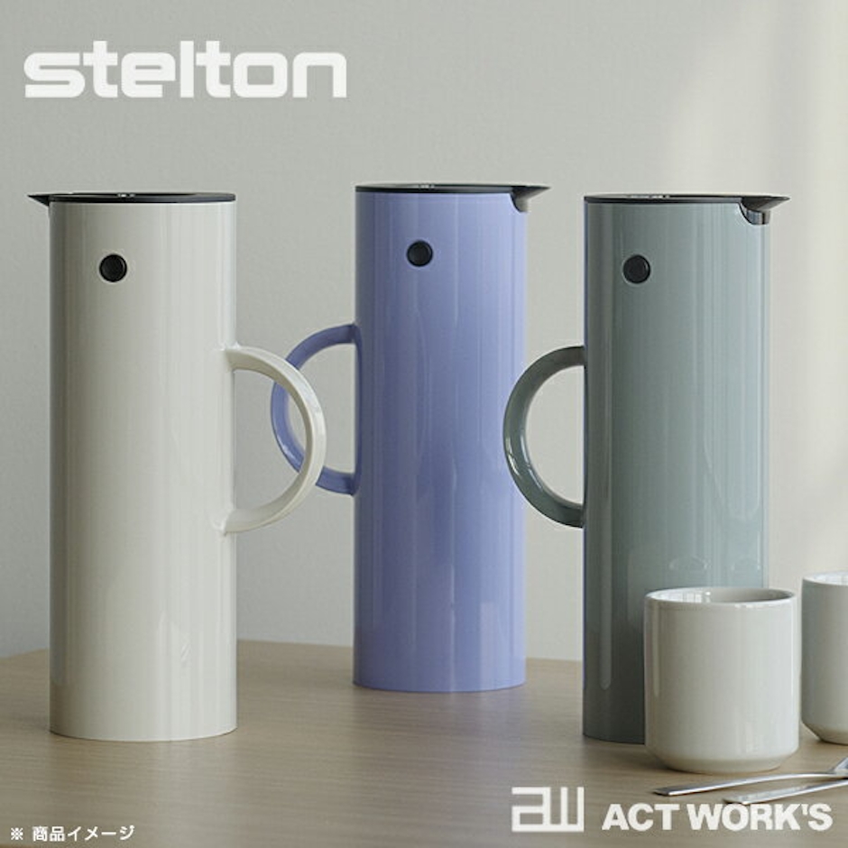 《全6色》stelton EM77 バキュームジャグ 1.0L 魔法瓶 【ステルトン デザイン雑貨 保温ポット 保冷ポット 珈琲 キッチン雑貨 喫茶 紅茶 緑茶 日本茶 ホット アイス ティータイム ウォーターピッチャー 北欧】2403ss 3枚目
