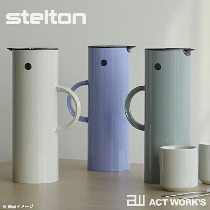 《全6色》stelton EM77 バキュームジャグ 1.0L 魔法瓶 【ステルトン デザイン雑貨 保温ポット 保冷ポット 珈琲 キッチン雑貨 喫茶 紅茶 緑茶 日本茶 ホット アイス ティータイム ウォーターピッチャー 北欧】2403ss 3枚目
