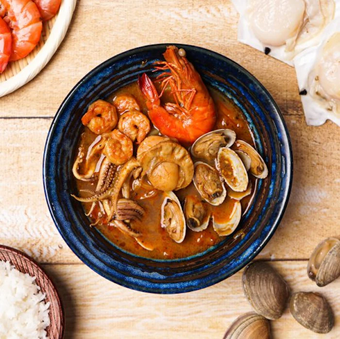 スープカリー 奥芝商店 北海道の恵み!竜宮の賄い海鮮スープカレー北海道の恵み!竜宮の賄い海鮮スープカレー 2枚目