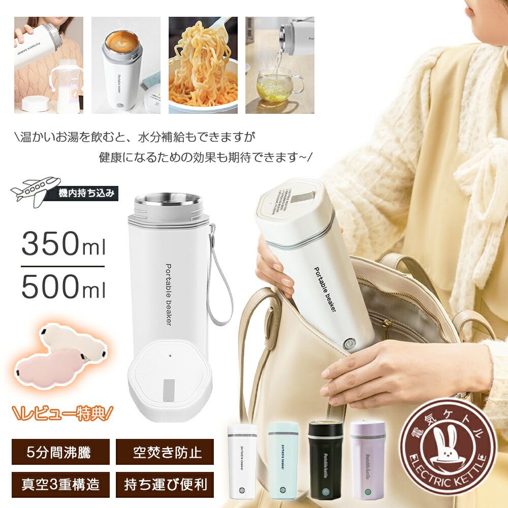 DeeRace ポータブル電気ケトル 350ml 2枚目