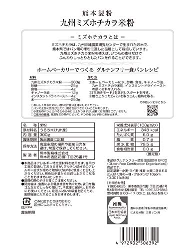 熊本製粉 九州 ミズホチカラ パン用 米粉 6枚目