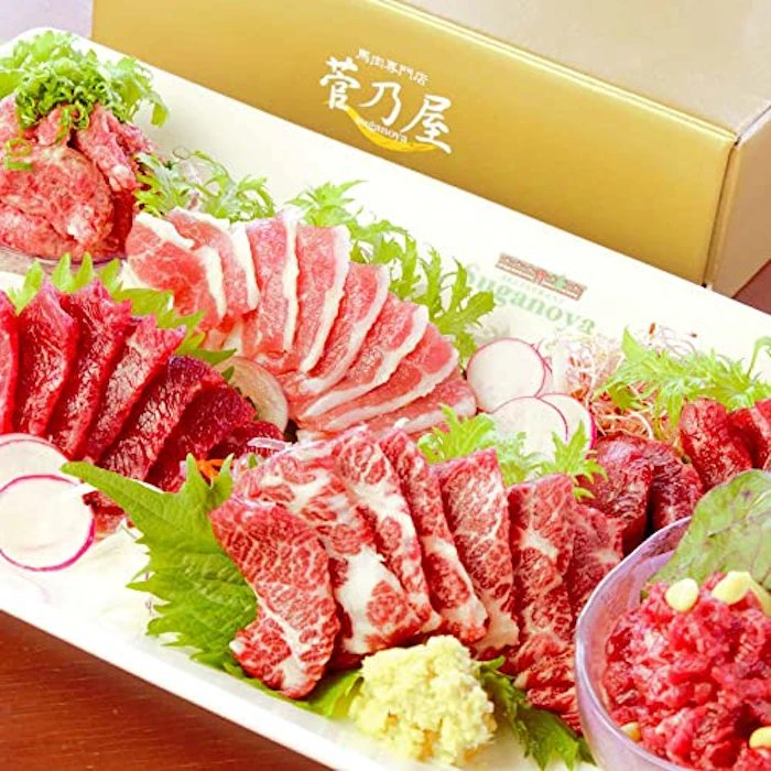 菅乃屋 馬刺し バラエティセット 270g 2枚目