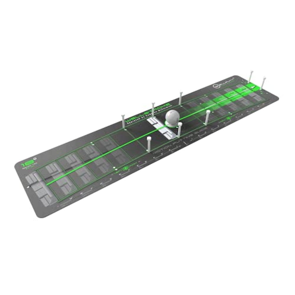 ウェルパット ウェルパット WELLSTROKE ウェルストローク 左 パター矯正器具 ストロークテンプレート WELLPUTT スウィングアーク18度 レフティー フランス製 日本正規流通品 3.グリーン 2枚目