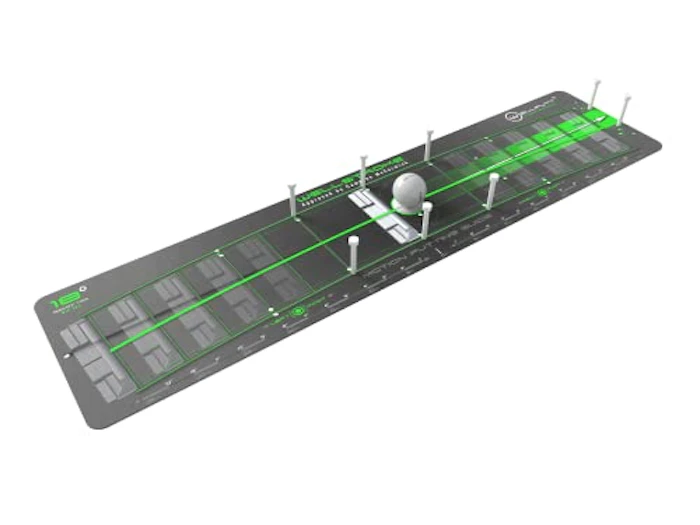 ウェルパット ウェルパット WELLSTROKE ウェルストローク 左 パター矯正器具 ストロークテンプレート WELLPUTT スウィングアーク18度 レフティー フランス製 日本正規流通品 3.グリーン 2枚目