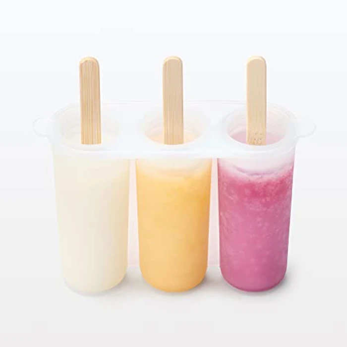 無印良品 アイスバーも作れる製氷器 14.3×4.4×1cm シリコーン製 3個用 44172803 7枚目