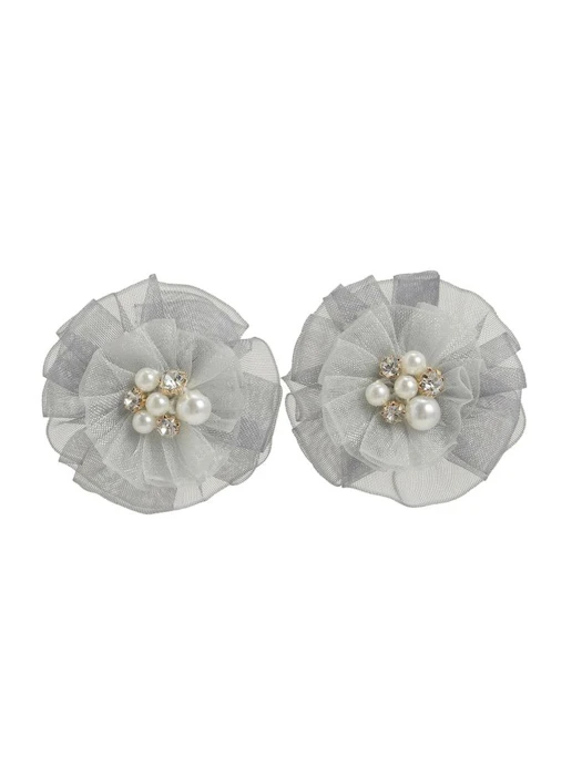 CALNAMUR SHEER 3D FLOWER BIJOU PIERCE 1枚目