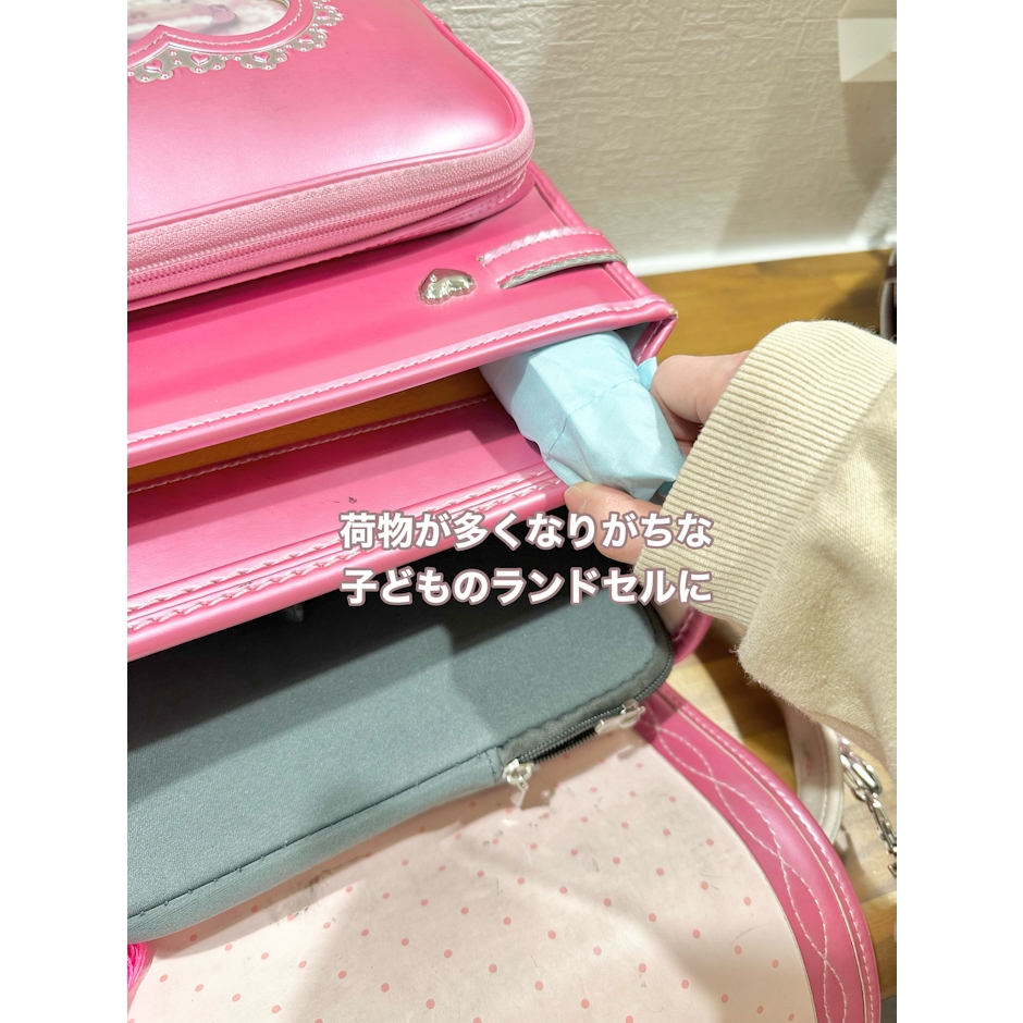 YBB1382【NEW超〜軽量84g スリムスーパーミニ折りたたみ傘 6364 】超軽量極軽エアーカーボンmuji 50cm無地晴雨兼用、日傘使用なら黒紺をお勧めコンパクトミニ折り畳み傘 アウトドア折傘 キッズめちゃ軽スーパーミニ傘ウォーターフロント大人 小学生 中学生 旅行 登山 子供傘. 2枚目
