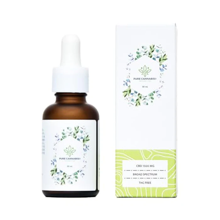 PURE CANNABIS CBD CBDオイル ブロードスペクトラム 【TVで紹介|脳外科医監修|オーガニック認証CBD|高コスパが続く濃度】 PURE CANNABIS® ピュアカンナビス オーガニック アントラージュ 不眠 リラックス 日本製 国産 1枚目