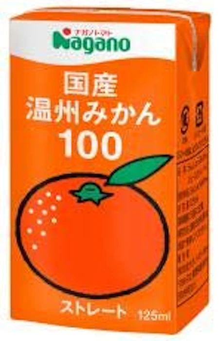ナガノトマト 国産温州みかん100 125ml×6 1枚目