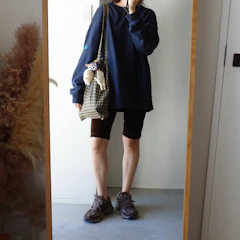 STYLEMIXER パンツ 「秋服」ベロアバイカーパンツ レディース 1枚目