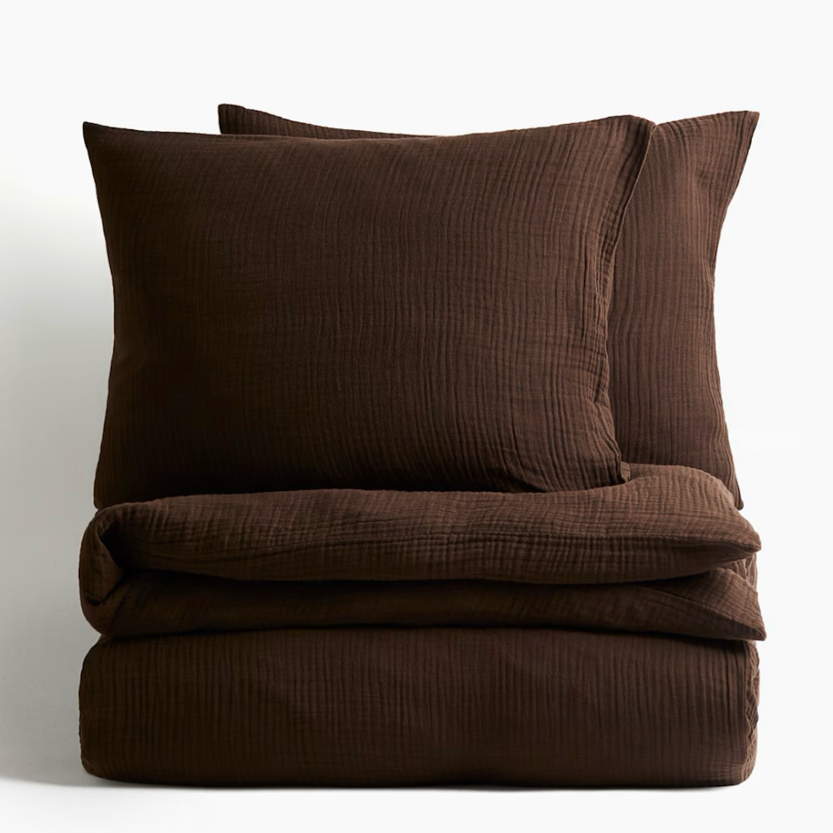 H&M home モスリン掛け布団カバーセット ダブル/キング 3枚目