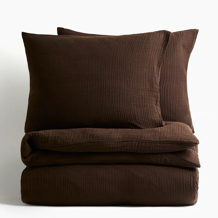H&M home モスリン掛け布団カバーセット ダブル/キング 3枚目