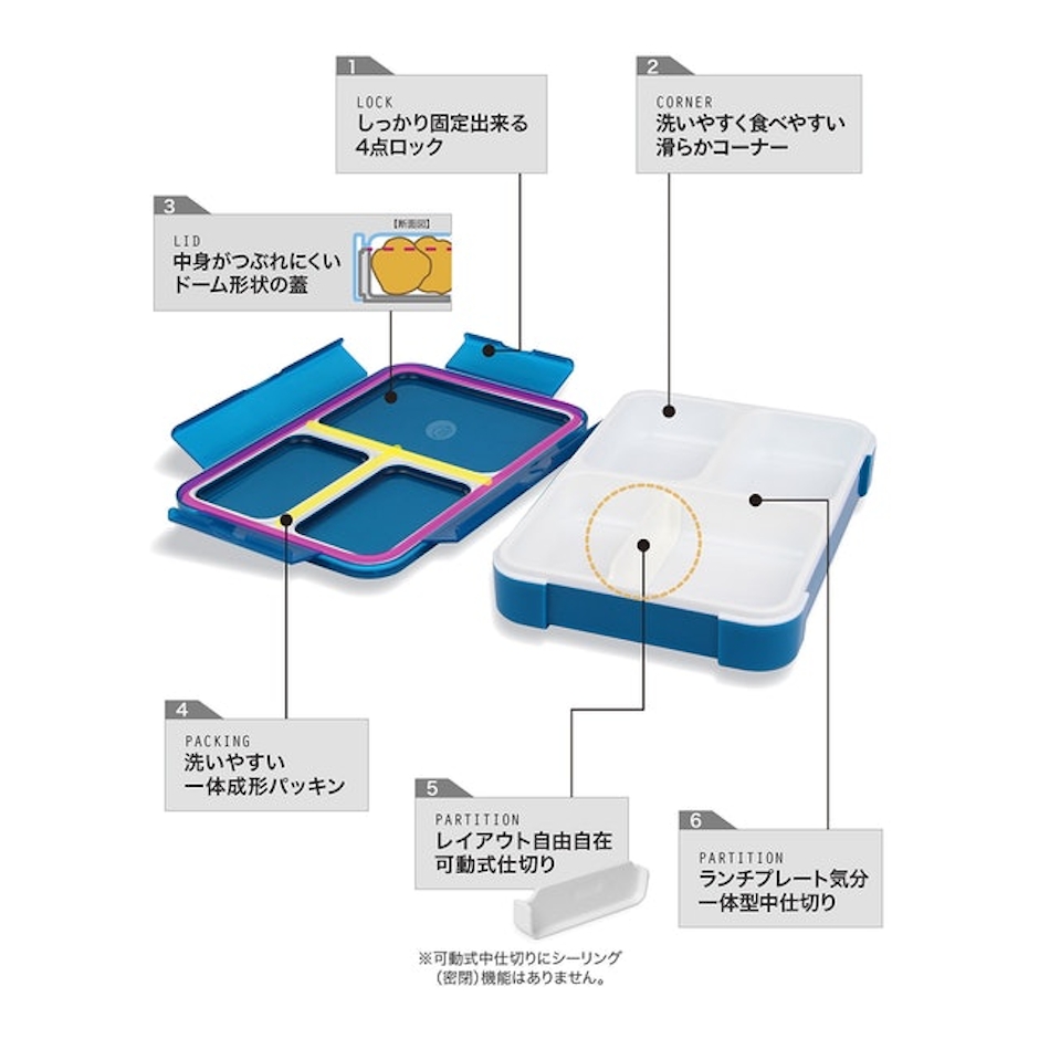 シービージャパン 薄型弁当箱フードマン 3枚目