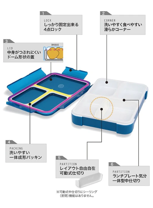 シービージャパン 薄型弁当箱フードマン 3枚目