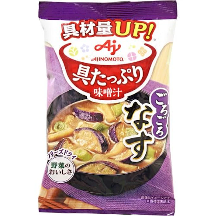 味の素 具たっぷり味噌汁 なす 1食 1枚目