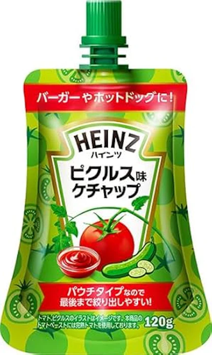 ハインツ日本 ピクルス味ケチャップ パウチタイプ 120g 1枚目