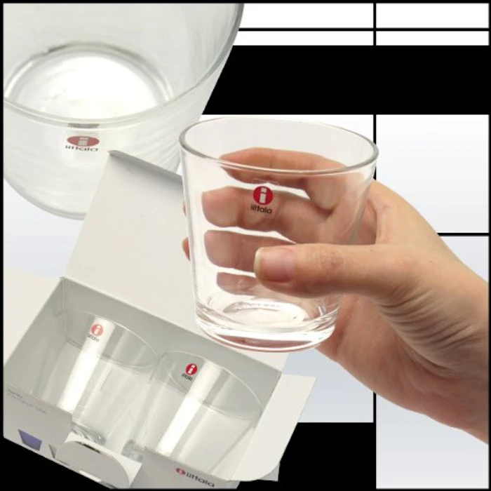 イッタラ(iittala) カルティオ 950155 タンブラー 210ml 2個入り(ペア) クリア 【並行輸入品】 4枚目