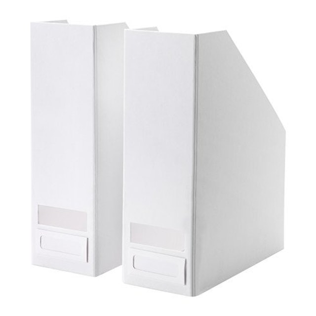 IKEA TJENA マガジンファイル ホワイト 2ピース 702.919.96 2枚目