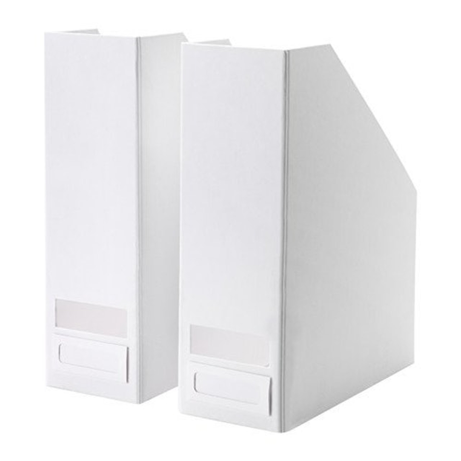 IKEA TJENA マガジンファイル ホワイト 2ピース 702.919.96 2枚目