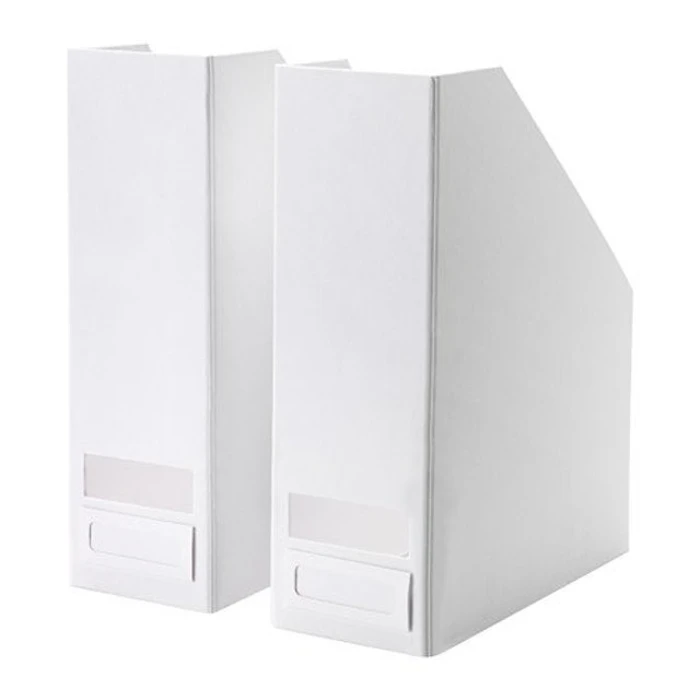 IKEA TJENA マガジンファイル ホワイト 2ピース 702.919.96 2枚目