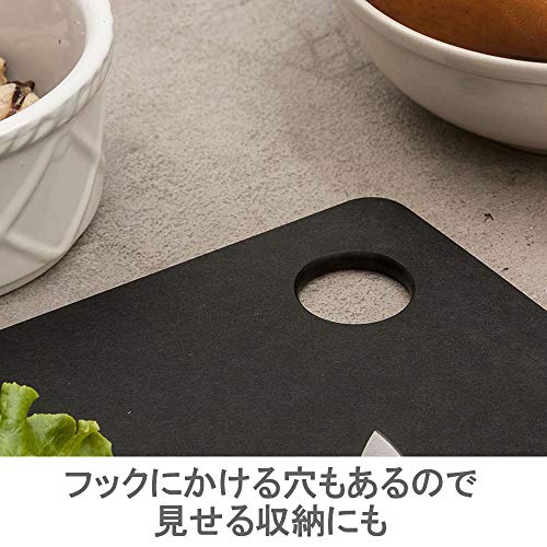 epicurean エピキュリアン 木製 まな板 ブラック S/M 2枚入 食洗機対応 5枚目