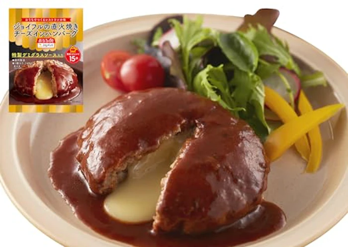 ジョイフル ジョイフルの直火焼きチーズインハンバーグ デミグラスソース付き 1枚目