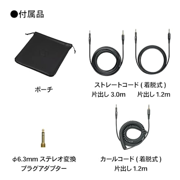 Audio-Technica ATH-M60xa モニターヘッドホン 6枚目