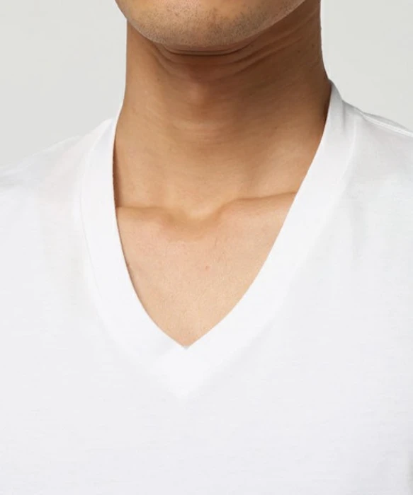 BROOKS BROTHERS スーピマコットン 3パック ベーシック Vネック Tシャツ 3枚目