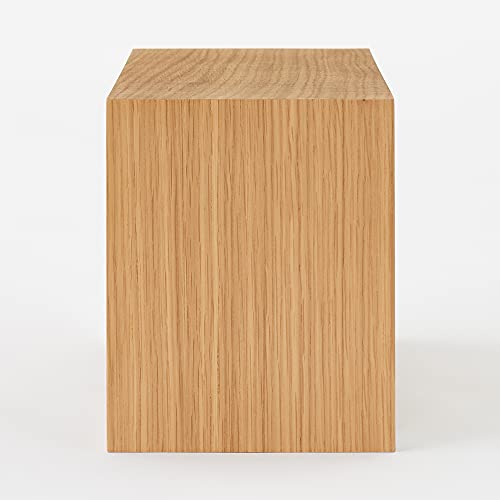 無印良品 壁に付けられる家具 箱 オーク材 幅44×奥行15.5×高さ19cm 3枚目