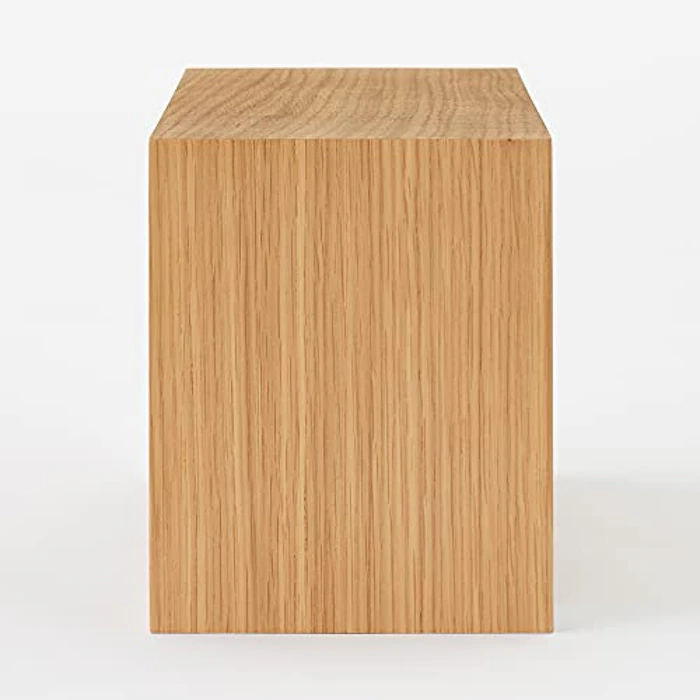 無印良品 壁に付けられる家具 箱 オーク材 幅44×奥行15.5×高さ19cm 3枚目
