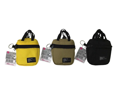 ダイソー キーリング付スクエアポーチ 1枚目