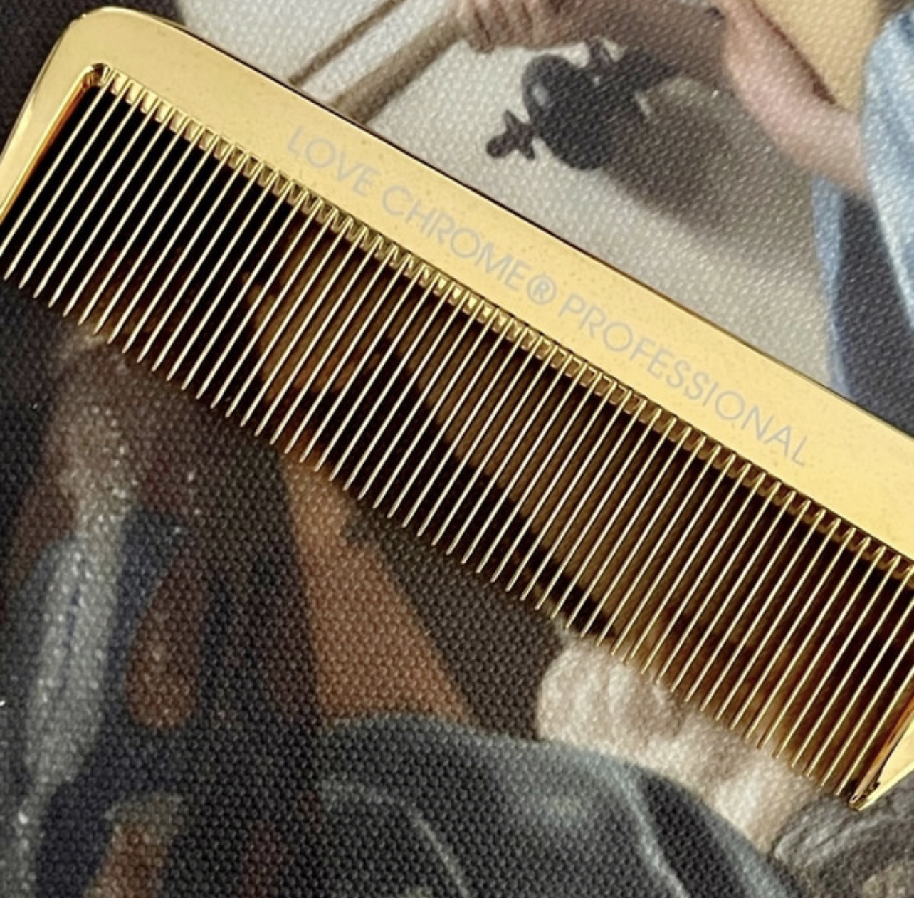 ラブクロム ラブクロム K24GPリングコーム ゴールド [公式ショップ] プロフェッショナル向けコーム/LOVE CHROME K24GP RING COMB GOLD 3枚目