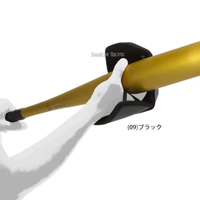 野球 ミズノ バントガード 左右兼用 けが予防 日本製 練習 トレーニング バント 1DJPG270 MIZUNO (09)ブラック 3枚目
