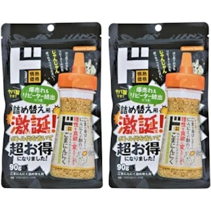 ドン・キホーテ ごまにんにく詰め替え用 90g×2袋 ドンキ ふりかけ ゴマにんにく ごまニンニク 胡麻にんにく 詰め替え【オリジナルサンキューカード付】 1枚目