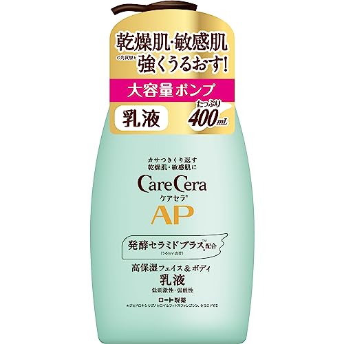 ケアセラ(CareCera) APフェイス&ボディ乳液 大容量本体 400ml (セラミドプラス×7種の天然型セラミド配合) 1枚目