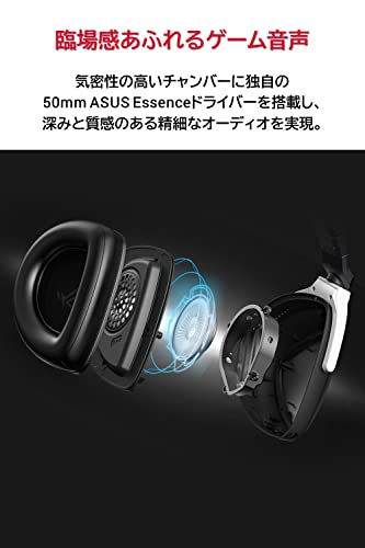 ASUS  ゲーミングヘッドセット ROG Delta S Wireless  3枚目