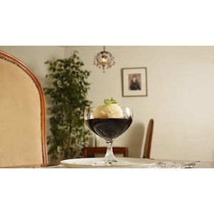 山の上ホテル コーヒーパーラーヒルトップ 水出しコーヒーゼリー アイスクリーム添え 1枚目