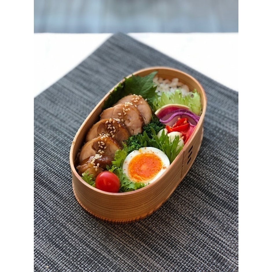 秋田大舘工芸社 秋田杉 曲げわっぱ 小判 弁当 (小) 3枚目