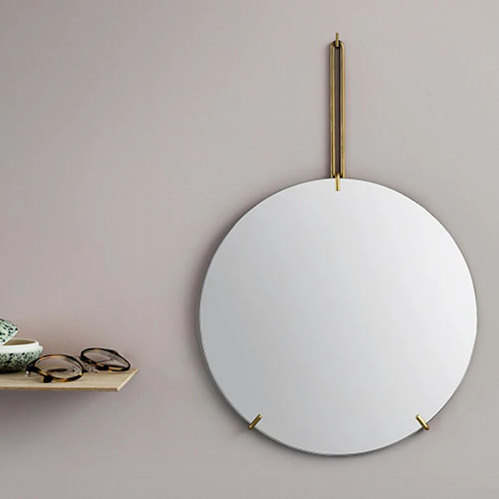 MOEBE 【MOEBE ムーベ WALL MIRROR 30cm】北欧 ミラー 鏡 ムーベ 壁掛けミラー 1枚目