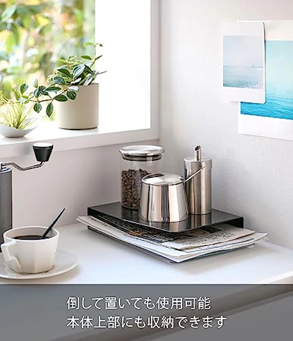 山崎実業 山崎実業(Yamazaki) マグネット プリントケース ブラック 約W18.5×D4.2×H23.5cm タワー tower レターケース 隙間収納 プリント整理 4127 7枚目