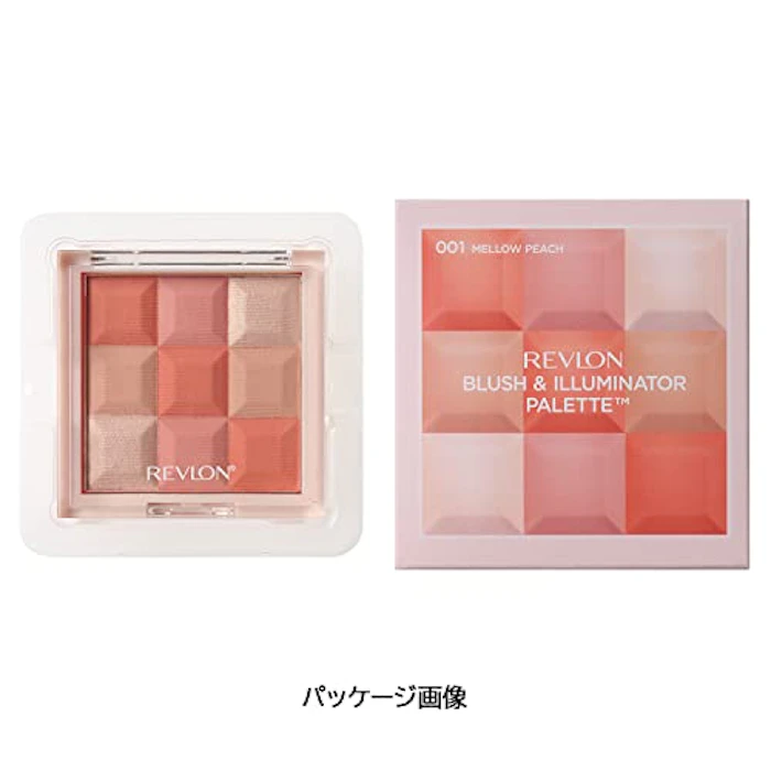 REVLON レブロン レブロン ブラッシュ&イルミネーターパレット 1個 ファンデーション (001 メロウピーチ) 3枚目