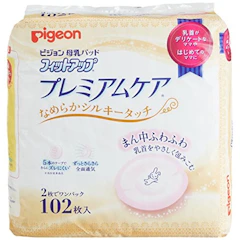ピジョン 母乳パッド フィットアップ プレミアムケア 1枚目