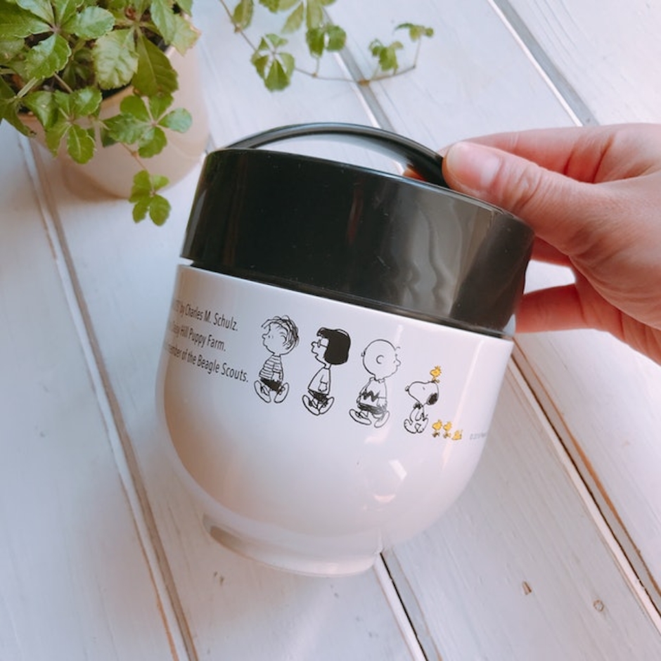 スケーター 保温弁当箱 丼型 540ml スヌーピー 1枚目