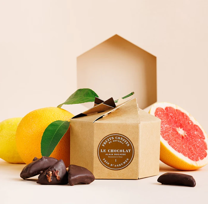 ル・ショコラ・アラン・デュカス Le Chocolat Alain Ducasse フリュイ・コンフィ 130g 1枚目
