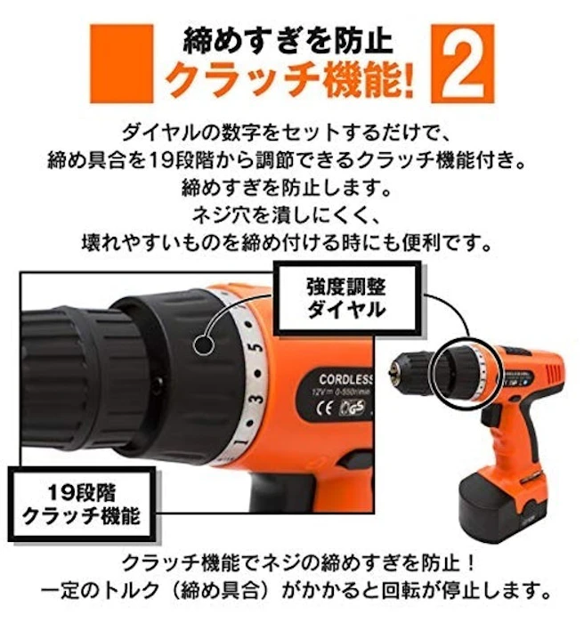 コッツ 電動ドリルセット 3枚目