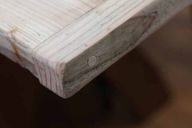 WOODPRO OLD ASHIBA（足場板古材）フリー板 厚さ35mm×幅200ｍｍ×長さ1410ｍｍ 無塗装 3枚目