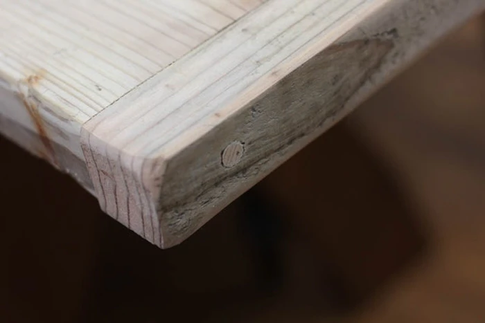 WOODPRO OLD ASHIBA(足場板古材)フリー板 厚さ35mm×幅200mm×長さ1410mm 無塗装 3枚目